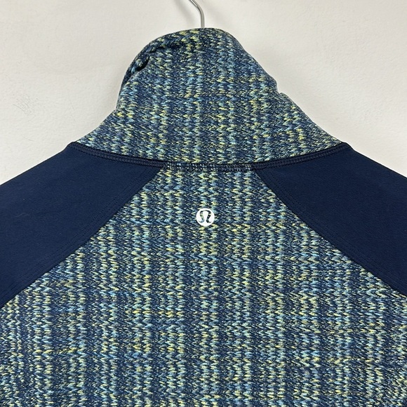 Lululemon Nice Asana Jacket in Ziggy Wee August Inkwell / Inkwell Sz 8 - Picture 11 of 12